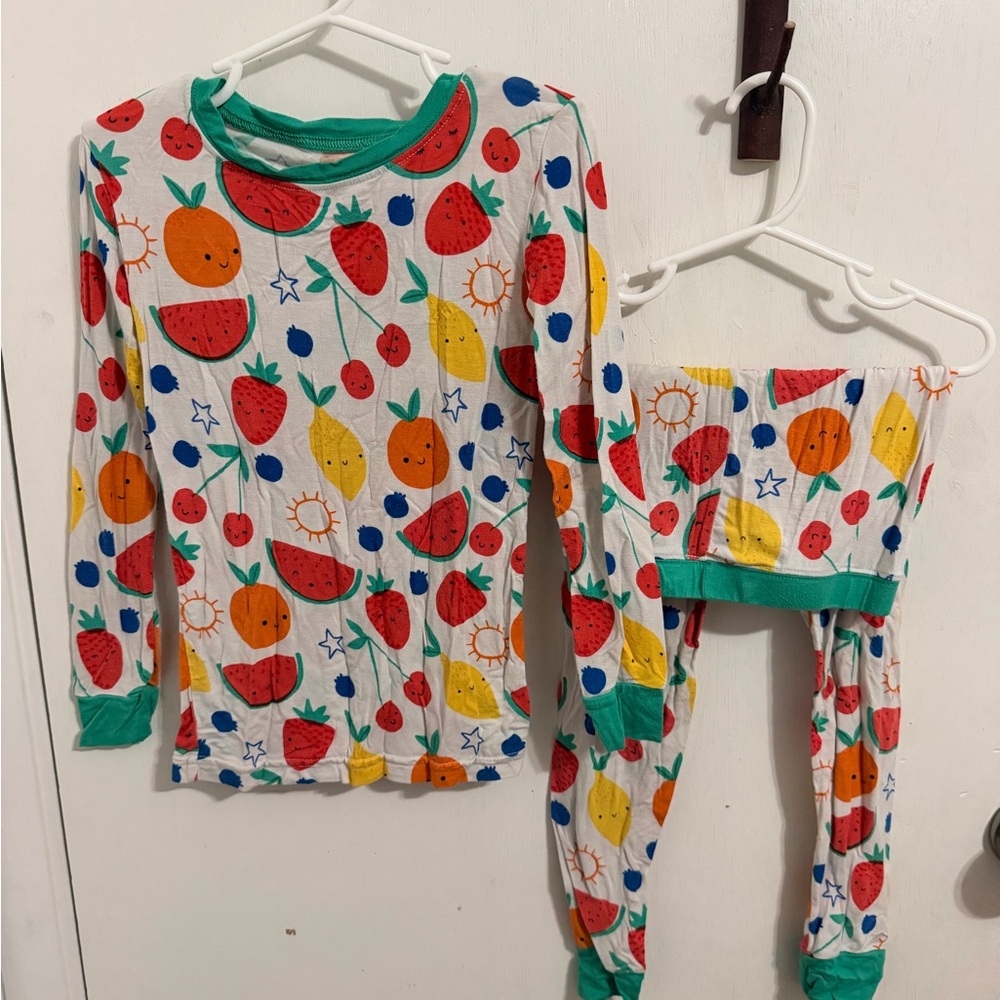 Little Sleepies Squeeze the Day viscose bamboo pajamas for kids size 4T